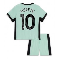 Chelsea Mykhailo Mudryk #10 Rezervni Dres za djecu 2023-24 Kratak Rukav (+ Kratke hlače)
